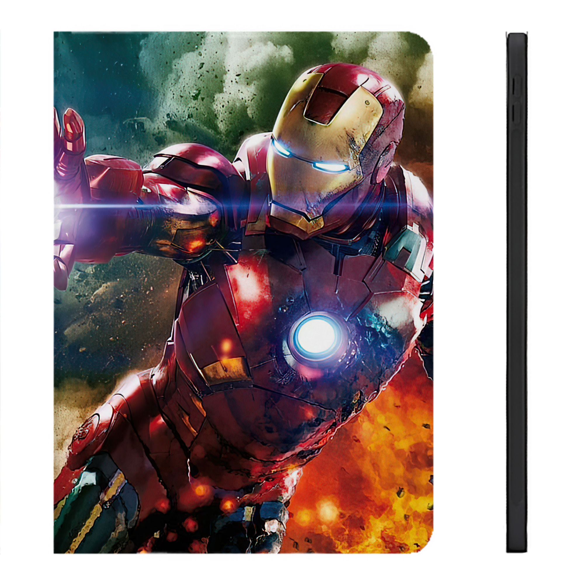 （画像用） アベンジャーズ The Avengers IPadケース ペンホルダー付き ブックスタイルデザイン